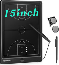 Electronic Basketball Coach Board - Premium Tactical Marker Board with Large LCD