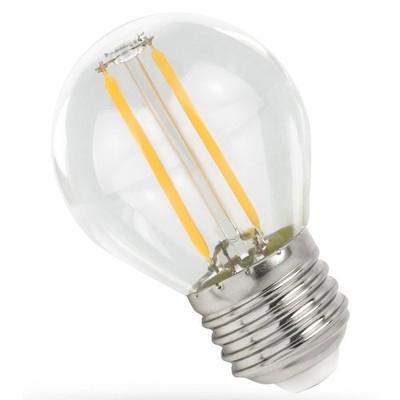 Spectrum LED Filament Tropfen Kugel G45 1W E27 klar 110lm 840 neutralweiß 4000K