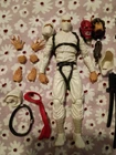 Articulated Icons Shoken as Ninja Action Figure The Fwoosh White Ninja