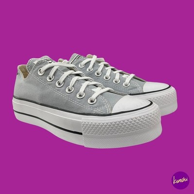 Converse Damen Chuck Taylor All Star Lift Plateau, Wolf Grey, UK 4 | EU 36,5