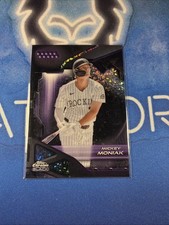2026 Topps Chrome Black #182 (Purple Refractor) MICKEY MONIAK /75 COLOR MATCH