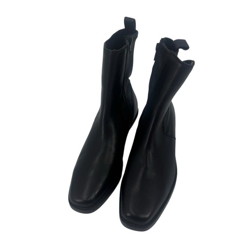 Madewell Aspen Stretch Western Ankle Boots Leather Upper Black Size 7 NWOB - Picture 7 of 12