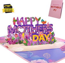 Mother'S Day Pop up Card, 3D Pop up Greeting Cards,Mother'S Day Card with Envelo