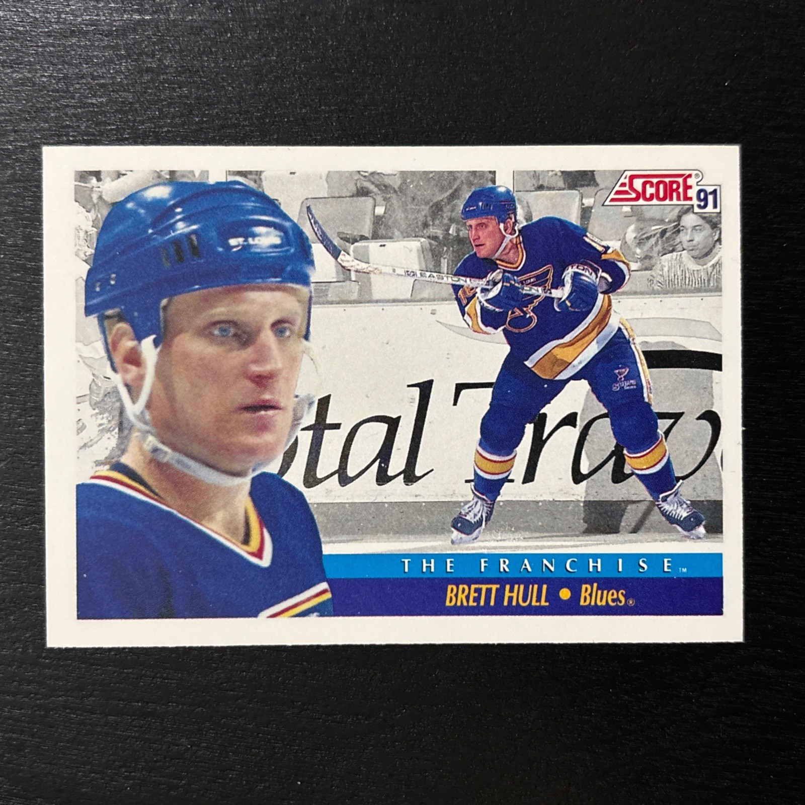 1991-92 Score Canadian The Franchise Brett Hull #367 HOF 