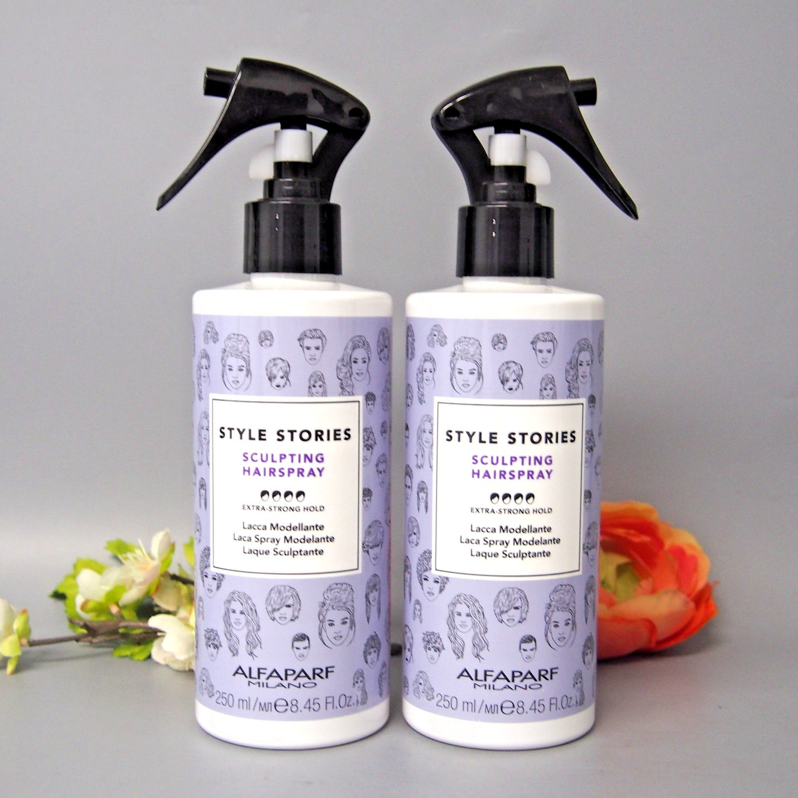 2 PACK Alfaparf Milano Style Stories Sculpting Hairspray 845oz 250ml 8890₽