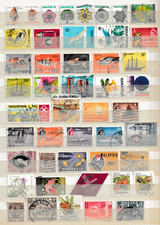 Briefmarken Singapur / Malaysia /Singapore / Malaya