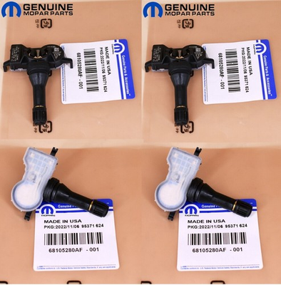 #ad #ad 4Pcs Genuine 68249197AA Tire Pressure Sensor TPMS For Dodge Ram 1500 2500 3500 $39.09