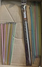 LOT of Vintage Knitting Needles Boye, Susan Bates 10   14  Sz 1 to 8. 11 Pair