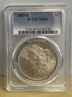 1883 O MORGAN SILVER DOLLAR PCGS MS 64