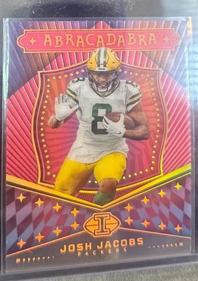 2024 Panini Illusions - Abracadabra Josh Jacobs #17 Pink /399
