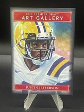2020 Sage Premier Draft Art Gallery Justin Jefferson #AG-24 Rookie RC