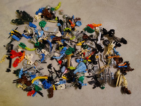 LEGO Bionicle Lot - 2.9 lbs. Miscellaneous Parts and Manuals -8533, 8566, 8570