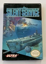 Silent Service Nintendo Entertainment System NES Complete Tested 1/2