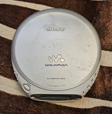 Vintage Sony Walkman D-EJ360 Silver CD-R/RW Player Tested/ Fully Functional