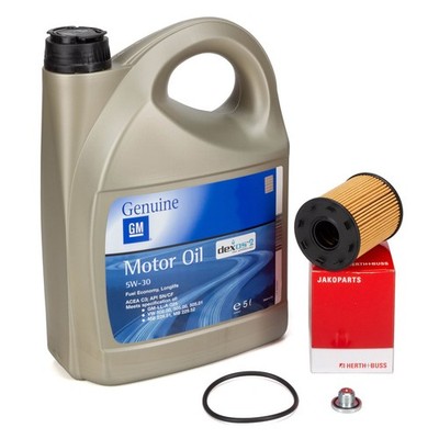 5L ORIGINAL 5W-30 dexos2 Motoröl + H+B Ölfilter für OPEL ASTRA H CORSA 1.3 CDTI