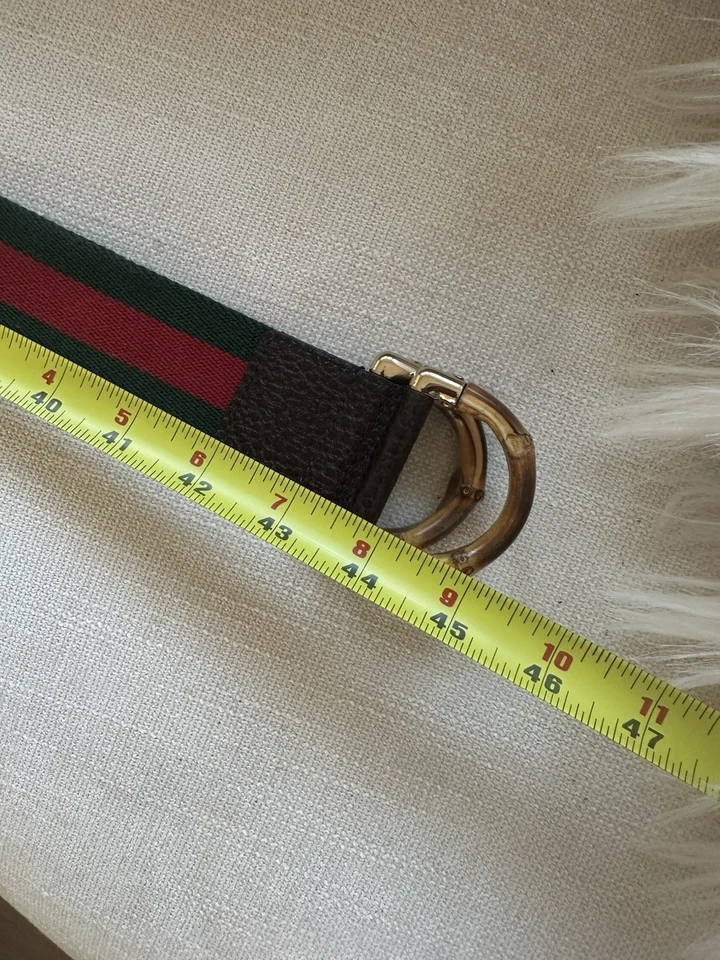 Gucci Authentic Black Scaled leather Womens belt used buckle see pics* Size 38 - Image 3 of 4