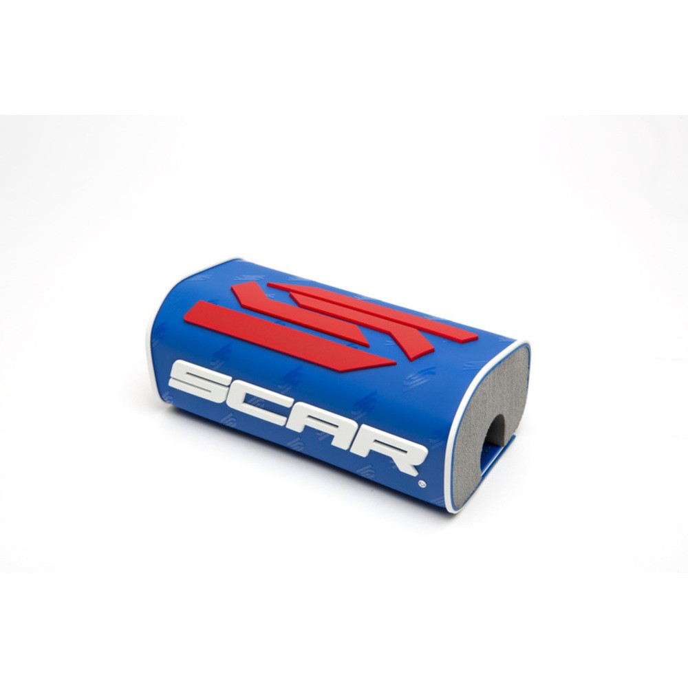 Protector/Black Pudding Of Handlebar SCAR 3D (for No BAR )-blue for Moto