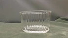 Vintage Federal Glass Refrigerator Container - NO LID 4 1/4" X 4 1/4"