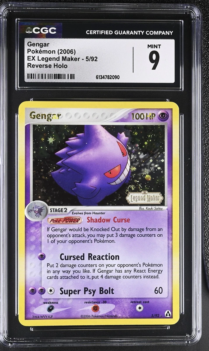 Gengar Pokémon TCG EX Legend Maker Individual Collectible Card