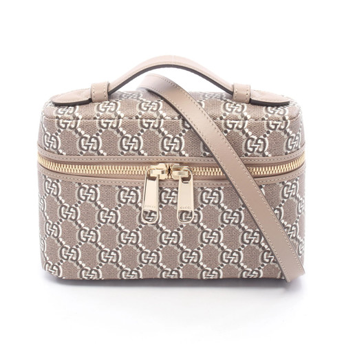 Gucci GG 2WAY Handbag Brown PVC #RCB11114