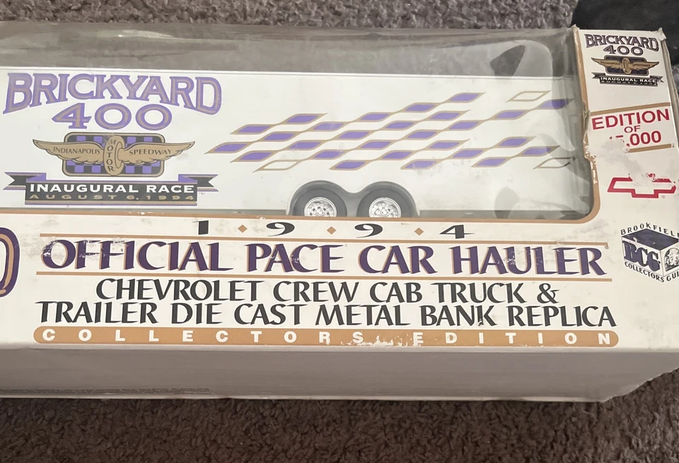 1994 Brickyard 400 1ª edição oficial Pace Car Hauler-Collectors - 1 de 15000 - Imagem 4 de 4