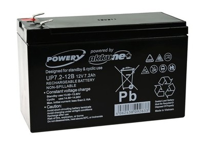   Blei-Gel Akku 12V UP7.2-12V 7,2Ah NiMH Lead-Acid Batterie Blei-Akku