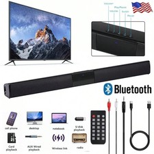 RGB Speaker Bar for TV Computer Home Theater Sound System with LED Lights