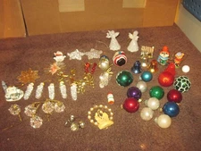 Small Christmas Tree Ornaments/Decorations Assortment, Lots of Designs & Shapes
