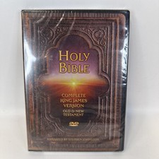 Holy Bible: King James Version - Complete Bible (DVD, 2003, 2-Disc Set) New