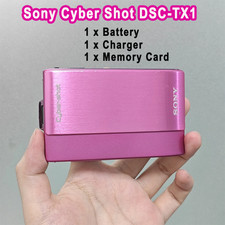 Sony Cyber  Shot DSC-TX1 10.2MP Digital Camera PInk 4x Optical Zoom Touch Screen