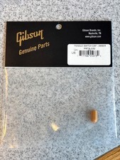 Gibson Genuine Les Paul Switch Tip Amber Toggle Cap Guitar Part SG Custom New