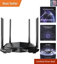 AC1200 Smart WiFi Router, High Speed Dual Band Wireless Internet Router with ...