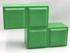 Tetris Tumble XL Game Replacement Oversized Tetrimino Shape Block Green Z