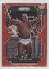 2022 Panini Prizm WWE Ruby Wave Prizm Titus O'Neil #183 0d7a