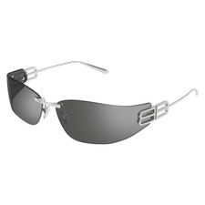 Occhiali da sole Balenciaga Donna BB0484S003-RUTHENIUM-RUTHENIUM-SILVER76