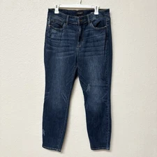 Judy Blue Women’s Size 14W Relaxed Fit Stretch Jeans Blue Denim High Rise