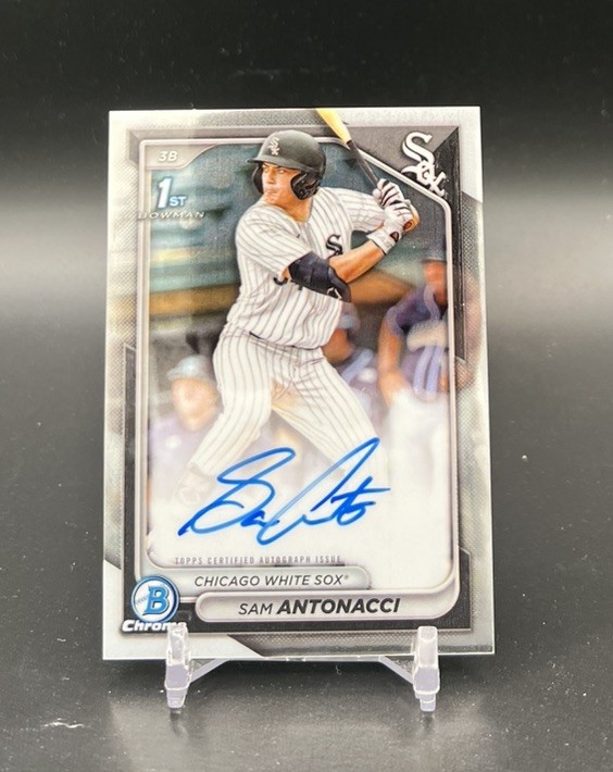 2024 1st Bowman Chrome Auto Sam Antonacci #CPA-SA RC WHITE SOX