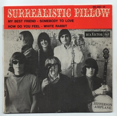 JEFFERSON AIRPLANE * Surrealistic Pillow * 1967 FRANCE 7'' EP * Psych *