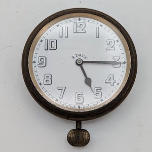 Doxa 8 Days Car Dashboard Clock Swiss Brevet 33236 15J Parts Repair Not Working