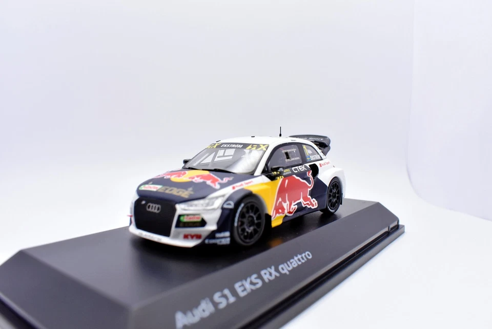 Modellino auto rally Audi S1 EKS RX quattro scala 1:43 SPARK modellismo RARE - Immagine 3 di 4