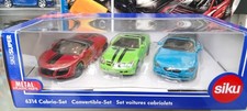 🇩🇪 1/55 SIKU 6314 CABRIO SET - BMW 645/MERCEDES SLK/AUDI R8 - Mint in box 🇩🇪