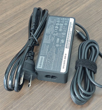 Genuine OEM Lenovo 65W USB C Type C AC Adapter Charger ADLX65YDC2A Two Prong New