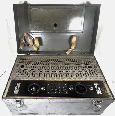 Vintage Tube Amplifier & Loudspeaker System MK1 Royal Canadian Signals WW2