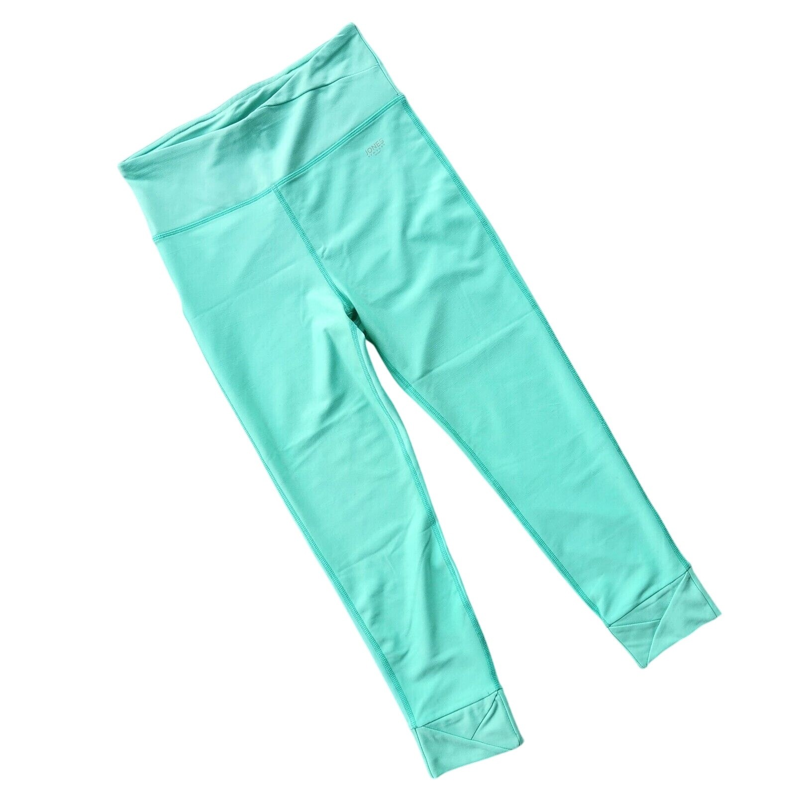 Jones New York Women Aquamarine Workout Sports Yoga 7/8 Crop Leggings Size S