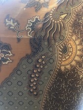 Batik Sarong Material From Magelang Java Indonesia 204cm x 111 Cm New Cotton