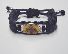 Symbol of the Greek Church Orthodox Flag Adjustable Charm Bracelet Religious