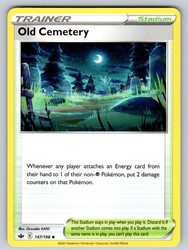 Old Cemetery 147/198 Chilling Reign Uncommon Pokemon TCG