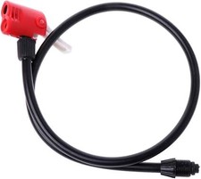 Black 67cm Bike Handy Portable Air Pump Tire Inflator Replacement Hose Access...