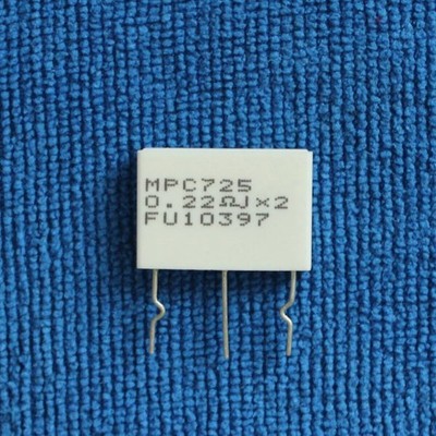 5pcs FUTABA Non-inductive cement resistor MPC725 5W 0.22R 0.22ΩK 10%