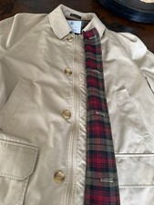 Aquascutum Vintage Beige Classic Zip Jacket Made In England Regent Street XL